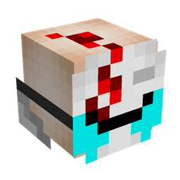 Black skin: head render