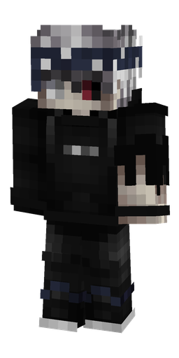 Black skin: body, front render