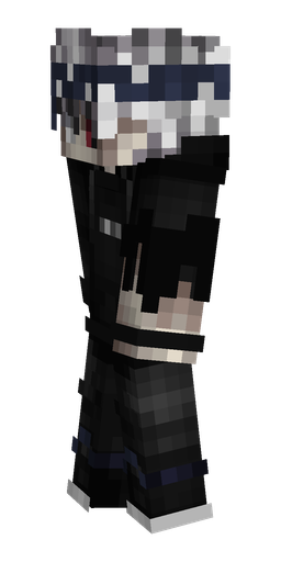 Black skin: body, left side render