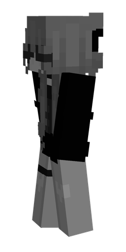Black skin: body, left side render