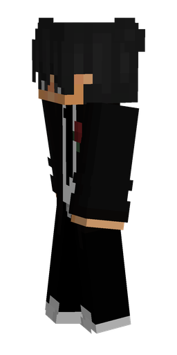 Black skin: body, left side render