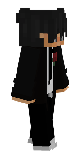 Black skin: body, right side render