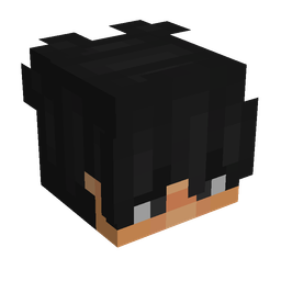 Black skin: head render