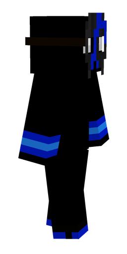 Black skin: body, right side render