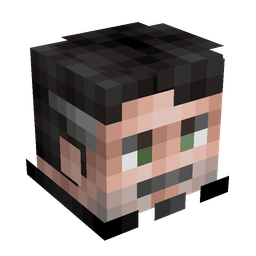Black skin: head render