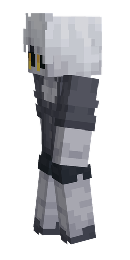 Black skin: body, left side render