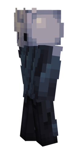 Blue skin: body, left side render