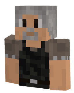 Black skin: bust render