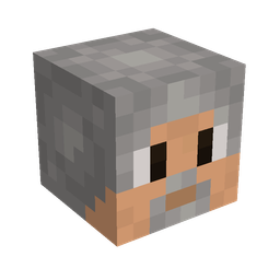 Black skin: head render