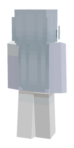 Blue skin: body, back render