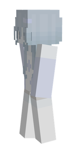 Blue skin: body, left side render