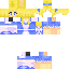 Blue skin: raw texture render