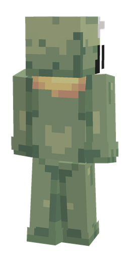 Gray skin: body, back render