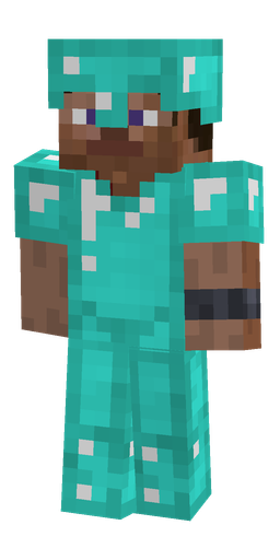 Blue skin: body, front render