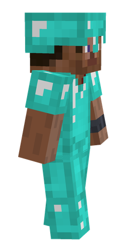 Blue skin: body, right side render