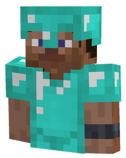 Blue skin: bust render