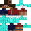 Blue skin: raw texture render