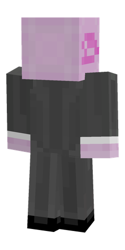 Black skin: body, back render