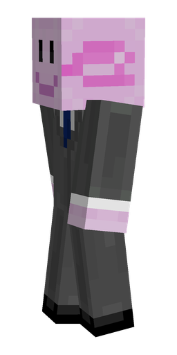 Black skin: body, left side render