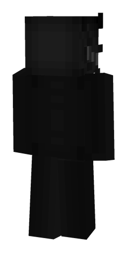 Black skin: body, back render