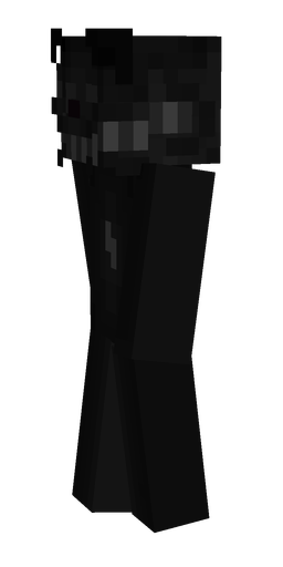 Black skin: body, left side render