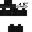 Black skin: raw texture render