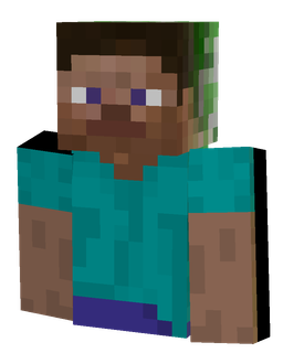 Blue skin: bust render