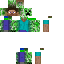 Blue skin: raw texture render