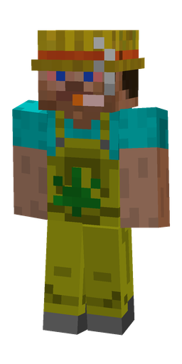 Blue skin: body, front render