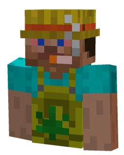 Blue skin: bust render