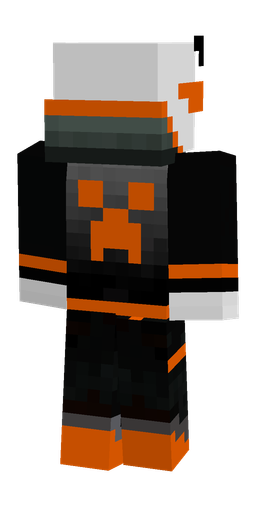 Black skin: body, back render