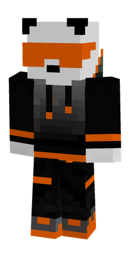 Black skin: body, front render