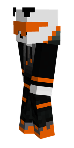 Black skin: body, left side render