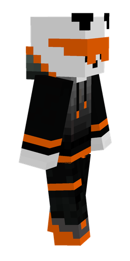 Black skin: body, right side render