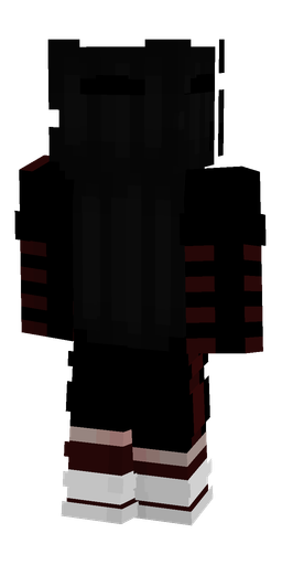 Black skin: body, back render