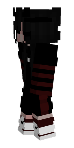 Black skin: body, left side render