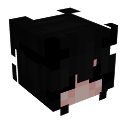 Black skin: head render
