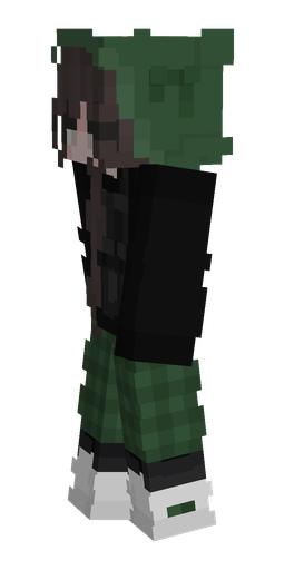 Black skin: body, left side render