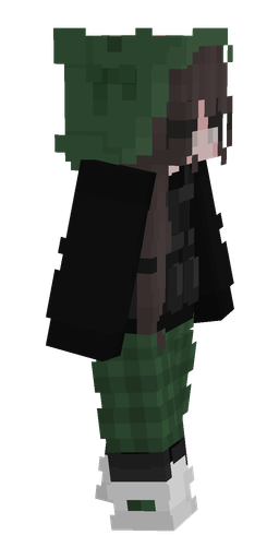Black skin: body, right side render