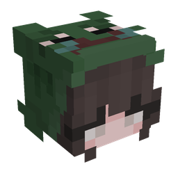 Black skin: head render