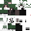 Black skin: raw texture render