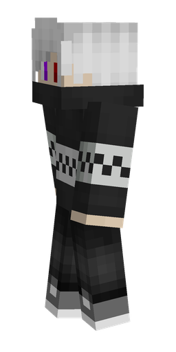 Black skin: body, left side render