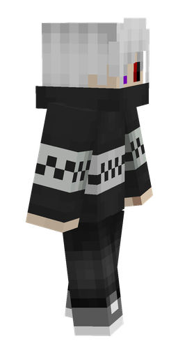 Black skin: body, right side render