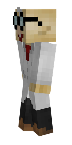 Black skin: body, left side render
