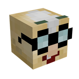 Black skin: head render