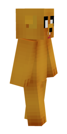 Brown skin: body, right side render