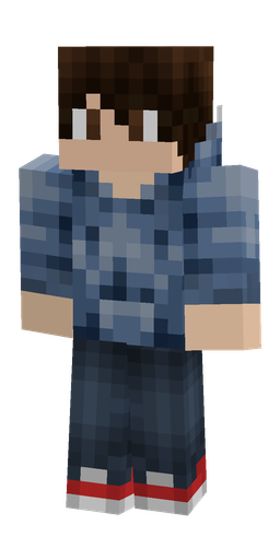 Blue skin: body, front render