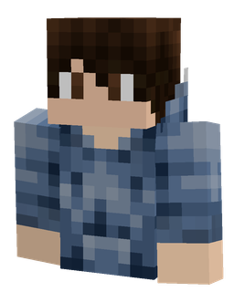 Blue skin: bust render