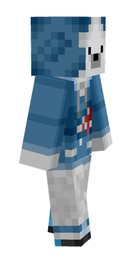 Blue skin: body, right side render