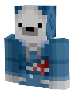 Blue skin: bust render